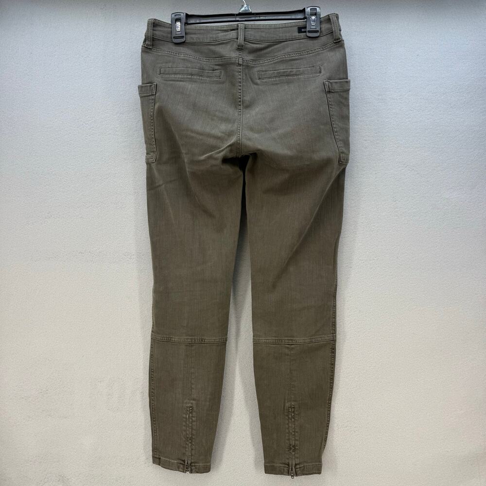 Liverpool Cargo Jeans Women's 8/29 Olive Green The Ankle Cargo Skinny Preppy - Picture 2 of 16